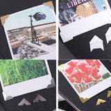 Maxbell 10 Sheets 240pcs Self Adhesive Paper Photo Album Corner Stickers For DIY Scrapbooking