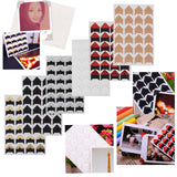 Maxbell 10 Sheets 240pcs Self Adhesive Paper Photo Album Corner Stickers For DIY Scrapbooking