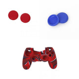 Maxbell Silicone Protective Skin Case Cover + Joystick Cap for Sony PS4 Controller