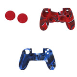 Maxbell Silicone Protective Skin Case Cover + Joystick Cap for Sony PS4 Controller
