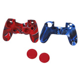 Maxbell Silicone Protective Skin Case Cover + Joystick Cap for Sony PS4 Controller