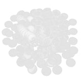 Maxbell 200x 21mm Applied Clear Round Case Coin Storage Capsule Holder Round Plastic