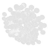 Maxbell 200x 21mm Applied Clear Round Case Coin Storage Capsule Holder Round Plastic