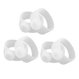 Maxbell 6Pcs Leg Slimming Silicone Magnetic Toe Rings for Muscle Activation Fat Burn