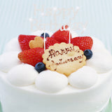 Maxbell Crystal Happy Brithday + 60th Cake Toppers Bday Anniversary Cake Decor