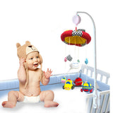 Maxbell 6Pcs/Set Baby Crib Mobile Bed Bell Holder Arm Bracket with Wind-up Music Box for Kids Nursery Room