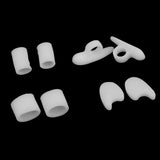 Maxbell Footful Toe Seperators Gel Toe Caps Toe Crests for Valgus/Crooked Toes/Corns