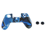 Maxbell Camo Navy Silicone Skin Case Cover w/Joystick Caps for PS4 Controller