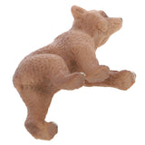 Maxbell Realistic Little Brown Bear Wild Animal Figurine Model Action Figure Kid Toy