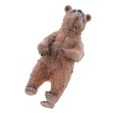 Maxbell Realistic Standing Brown Bear Wild Animal Model Action Figure Kids Toy Gift