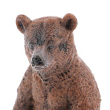 Maxbell Realistic Standing Brown Bear Wild Animal Model Action Figure Kids Toy Gift