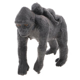 Maxbell Realistic Female Gorilla With Baby Wild Animal Figurine Model Kids Toy Gift