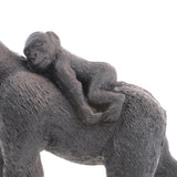 Maxbell Realistic Female Gorilla With Baby Wild Animal Figurine Model Kids Toy Gift