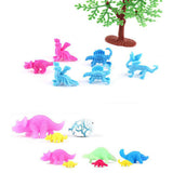 Maxbell 12 Pcs White Dinosaur Eggs Hatching Toy Growing Dino Pet Jurassic World