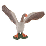 Maxbell Realistic Goose Farm Yard Animal Figurine Model Action Figure Kids Toy Gift