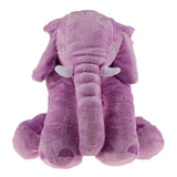 Maxbell Large-sized Purple Soft Stuffed Animal Doll Cotton Cushion Pillow Cover Child Toy