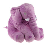 Maxbell Large-sized Purple Soft Stuffed Animal Doll Cotton Cushion Pillow Cover Child Toy