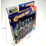 Maxbell Chess Game Set International Chess wi/ 180mm Chessboard Table Game Toy