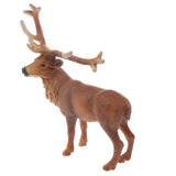 Maxbell Realistic Male Red Deer Model Toy Action Figure Home Decorative Collectibles