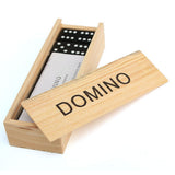 Maxbell Children's Domino Game Toy Set of 28 Pcs with Wooden Box Traditional Gift