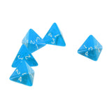 Maxbell NEW Multi-Sided Dice 5pcs/set TRPG Dungeons & Dragons D4 Play Games Blue
