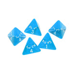 Maxbell NEW Multi-Sided Dice 5pcs/set TRPG Dungeons & Dragons D4 Play Games Blue