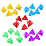 Maxbell NEW Multi-Sided Dice 5pcs/set TRPG Dungeons & Dragons D4 Play Games Blue
