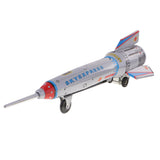 Maxbell Retro Rocket Spaceship Model Clockwork Wind Up Tin Toy Collectible Gifts