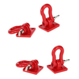 Maxbell 4PCS RC Car Tow Hook for Traxxas Hsp Redcat RC4WD Axial Scx10 D90 Car truck