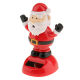 Maxbell Plastic Solar Powered Dancing Flip Flap Car Home Desk Dancer Bobble Toy Ornament Santa Claus