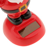 Maxbell Plastic Solar Powered Dancing Flip Flap Car Home Desk Dancer Bobble Toy Ornament Santa Claus