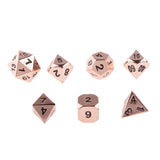 Maxbell 7pcs/Set TRPG Games Dungeons & Dragons D4-D20 Multi-sided Dices Color #7