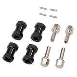 Maxbell 4 Pieces 12mm Wheel Hub Hex Adaptor with 20mm Extension Set for 1/10 AXIAL SCX10 RC Car Truck Rock Crawler Parts