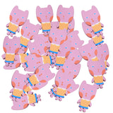 Maxbell 50pcs Cute Cartoon Cat Toys Wooden Pieces Baby Puzzle Early Educational Toy