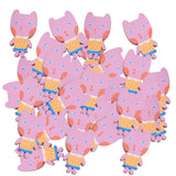 Maxbell 50pcs Cute Cartoon Cat Toys Wooden Pieces Baby Puzzle Early Educational Toy