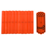 Maxbell 10 Pack Orange Magnetic Counting Sticks Counting Rods for Kids Mathematics Toys