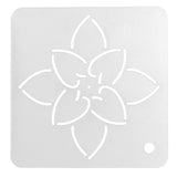 Maxbell 2 Piece Flower Stencil Plastic Quilting Template for Patchwork Sewing Quilting