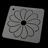 Maxbell 2 Piece Flower Stencil Plastic Quilting Template for Patchwork Sewing Quilting