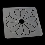 Maxbell 2 Piece Flower Stencil Plastic Quilting Template for Patchwork Sewing Quilting