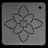 Maxbell 2 Piece Flower Stencil Plastic Quilting Template for Patchwork Sewing Quilting