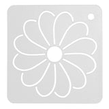 Maxbell 2 Piece Flower Stencil Plastic Quilting Template for Patchwork Sewing Quilting