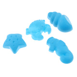 Maxbell Kids Beach Sand Toy 4pcs Sea Creatures Molds Set Sand Play Set for Todders