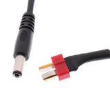 Maxbell Male T Plug to Male 5.5mm X 2.5mm Barrel Connector DC Power Cable for TS100