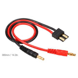 Maxbell 2pcs Male to 4.0 Male Banana Connector Charge Cable for Traxxas RC Car 36CM