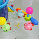 Maxbell 4pcs Colorful Fish Rod Set Kids Baby Fishing Pretend Games Preschool Educational Bathtime Toy Birthday Gift