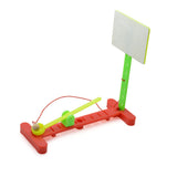 Maxbell DIY Plastic Mini Basketball Ball Shooting Game Machine Lever Principle Science Experiment Assembly Model Kids Educational Toys