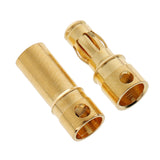 Maxbell 30 Pairs 3.5mm Gold-plated Banana Plug Connector DIY RC Battery ESC Motor