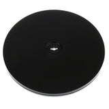 Maxbell Plastic Turntable Plate Rotating Disc Base Turn Table Display Props for Watches Phone Jewelry Dia:8'' Black