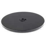 Maxbell Plastic Turntable Plate Rotating Disc Base Turn Table Display Props for Watches Phone Jewelry Dia:8'' Black