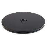 Maxbell Plastic Turntable Plate Rotating Disc Base Turn Table Display Props for Watches Phone Jewelry Dia:8'' Black